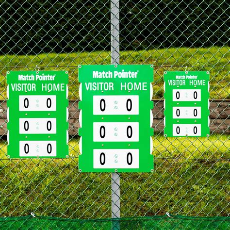 Fence Mounted Tennis Scoreboard Tennis Scoreboard Vermont Sports