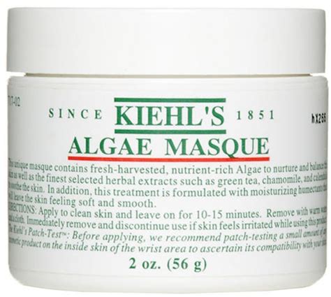 Kiehls Kiehls Algae Masque Review Beauty Bulletin Face Masks