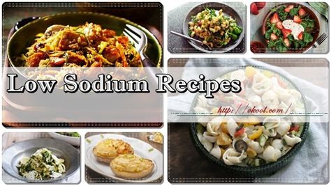 All of these offer fewer than 250 mg sodium per serving. Top 12 Healthy And Tasty Low Sodium Recipes