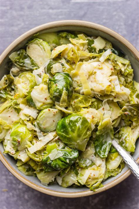 These Creamy Shaved Brussels Sprouts Might Become Your New Favorite