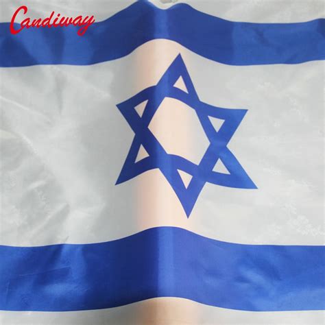 Candiway Star Israel National Flag Jewish Star Israeli Country Banner