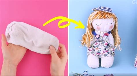 come fare una bambola con un calzino youtube