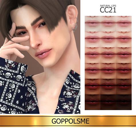 Sims 4 Cas Sims Cc Gold Lips The Sims4 Anime Poses Reference