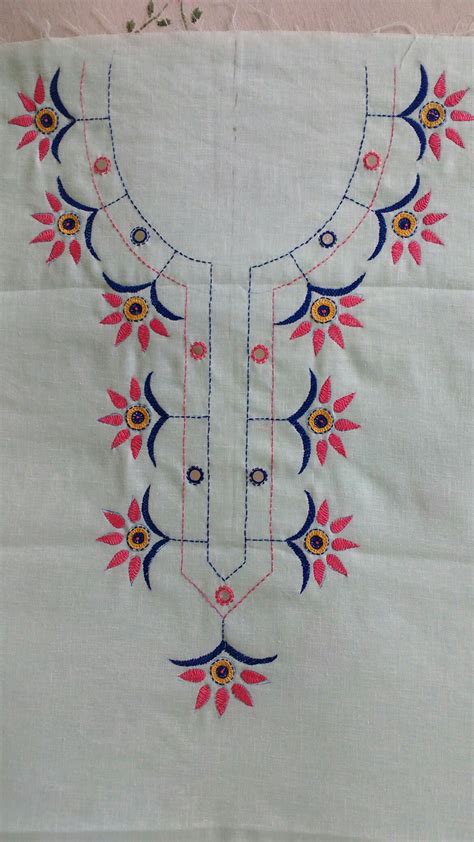 Beautiful Neck Line Embroidery Handwork Embroidery Design Hand