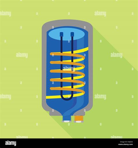 Water Heater Icon Flat Style Stock Vector Image And Art Alamy