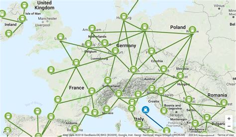 Europe Railway Map With Travel Times Uecnaeu