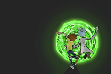 Rick And Morty02 Duel Monitor Wallpaper By Mikeagar85 On Newgrounds