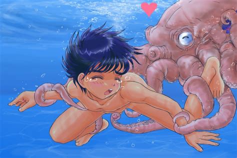 Boy Anal Asphyxiation Caressing Testicles Censored Drowning Heart Legs Held Open