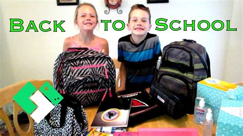 Back To School Supplies Haul 8514 Day 858 Clintustv Youtube