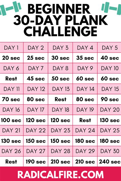 Day Plank Challenge For Beginners Planks For Beginners Day Workout Challenge Workout