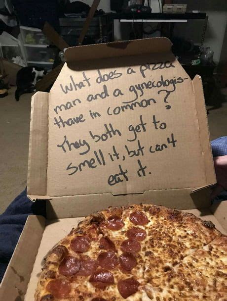 Gynecologist Pizza Delivery Joke Epicurianorganisations