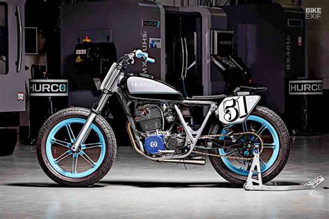 Yamaha Sr500 Flat Tracker Custom Motorcycle Showcased By Hurco