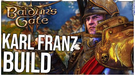 Karl Franz Build Baldurs Gate 3 Youtube
