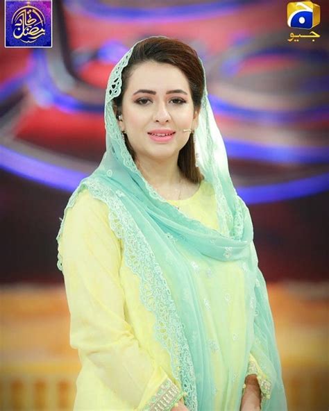 Rabia Anum Hosting Geo Tv S Special Ramzan Transmission Ittehad Ramzan On The 5th Iftar Of