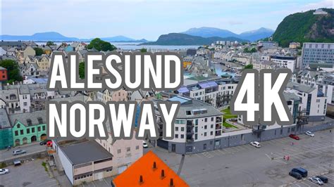 Alesund 4k Walking Tour Norway Ålesund Norge Youtube