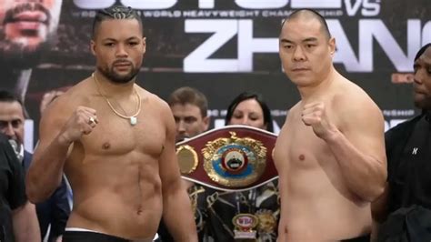 Joe Joyce Vs Zhilei Zhang Weigh In The Juggernaut Surprises