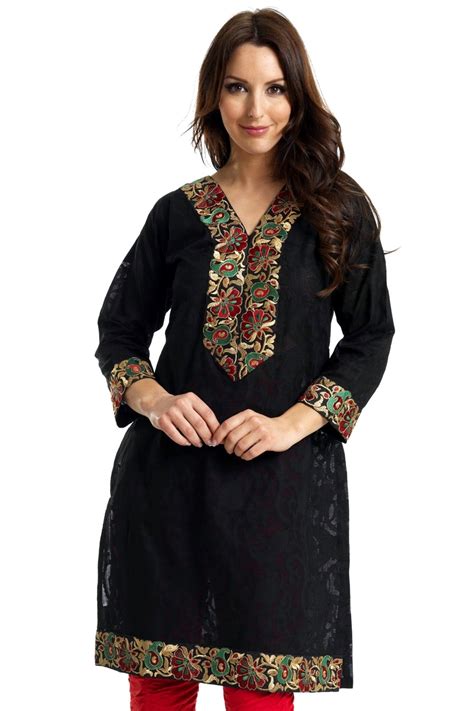 Choose cotton kurtis with simple embroidered detail against a light colour background and asymmetric hem. New Fashion Lay Latest Fashion Trend: New Stylish Tunics ...