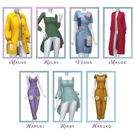 items in 2022 sims 4 clothing sims mods sims 4