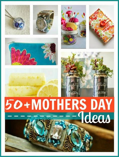 Here are several ideas for inexpensive mothers day gifts that your mom or wife is sure to love! 50+ mothers day ideas that you can make yourself or with children @Mums make lists ... #crafts # ...