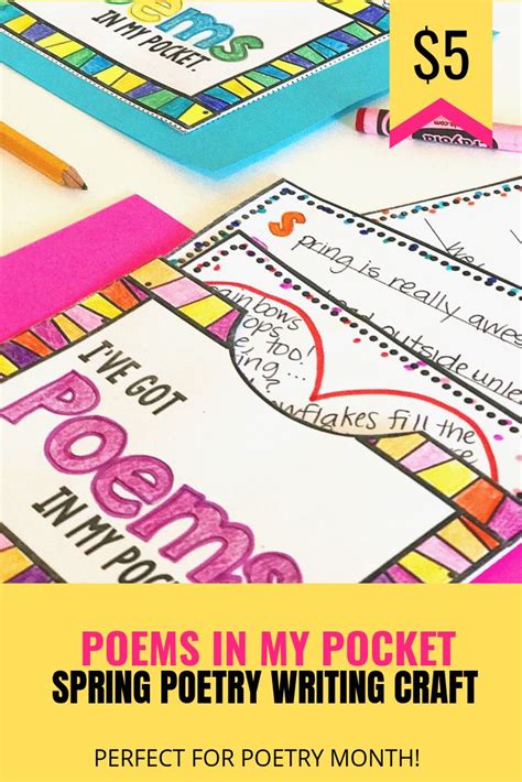 Spring Poetry A Writing Craft For April Bulletin Boards Spring