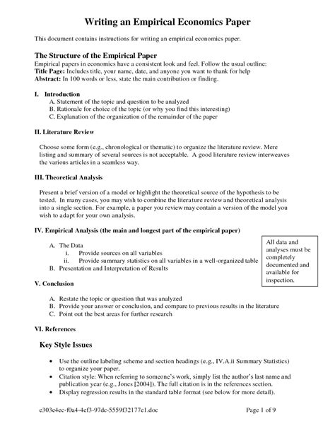 Example Method Paper 28 Research Paper Formats Tohtoha