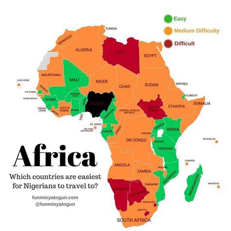 Map of east africa showing historical sites. Visual : A map showing ALL the African countries and which ones are easiest to visit from ...