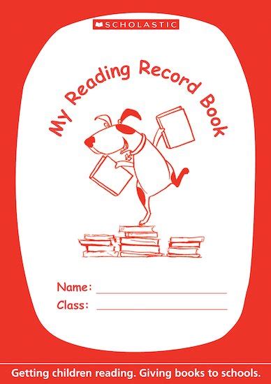 Reading Record Book Pack X 40 Scholastic Shop