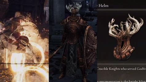 Elden Ring Crucible Knight Full Armor Set Shield Weapon Location And