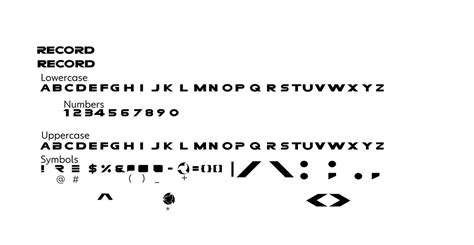 Recordtv 2002 Font Concept By Therprtnetwork On Deviantart