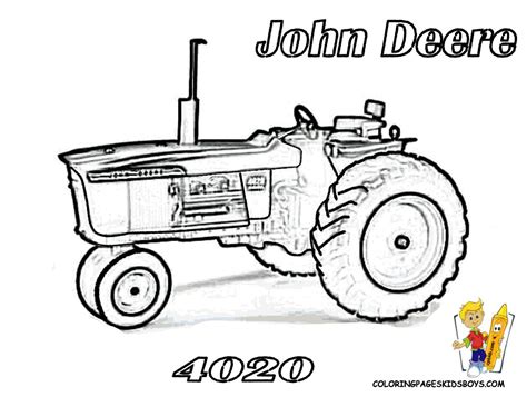 Tractor Coloring Pages John Deere Tractor Coloring Pages To Print