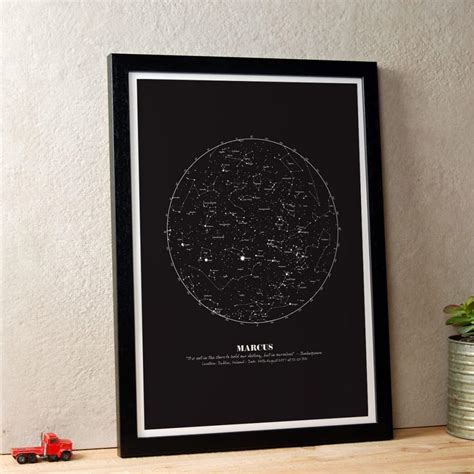 What Is A Personalised Star Map Make It With Words