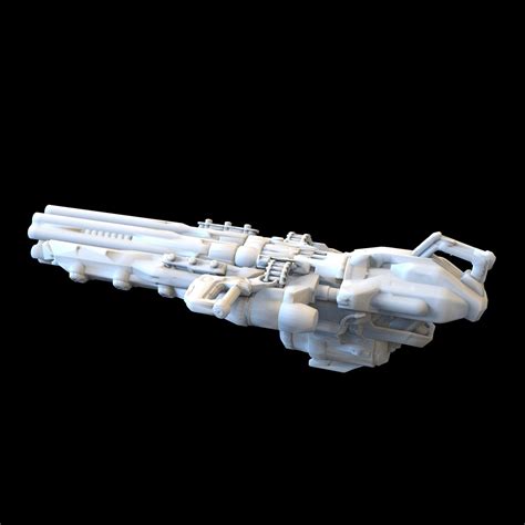 Doom Eternal Chaingun Weapon 3d Model Stl Special T Etsy