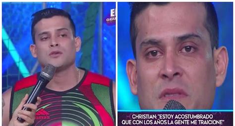 christian domínguez se quiebra en vivo tras decisión de productor de esto es guerra video