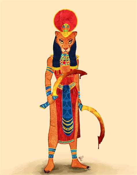 Artstation Character Design Challenge June Egyptian God Sekhmet