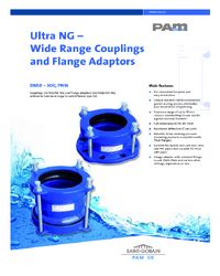 Ultra Ng Wide Range Couplings And Flange Adaptors Saint Gobain Pam Uk