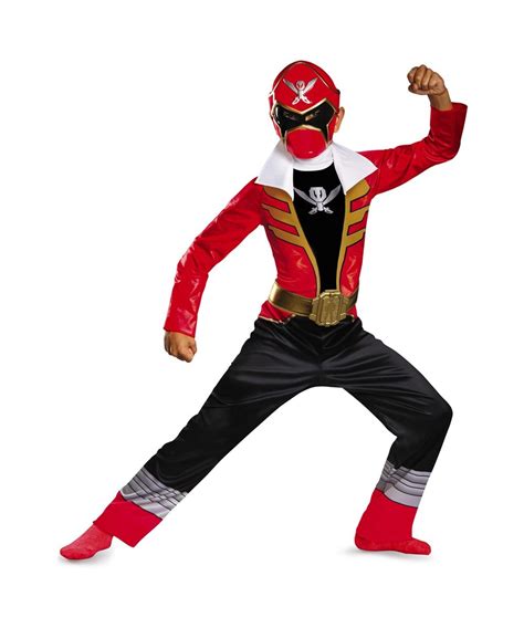 Super Megaforce Red Power Ranger Boys Costume Boys Costume