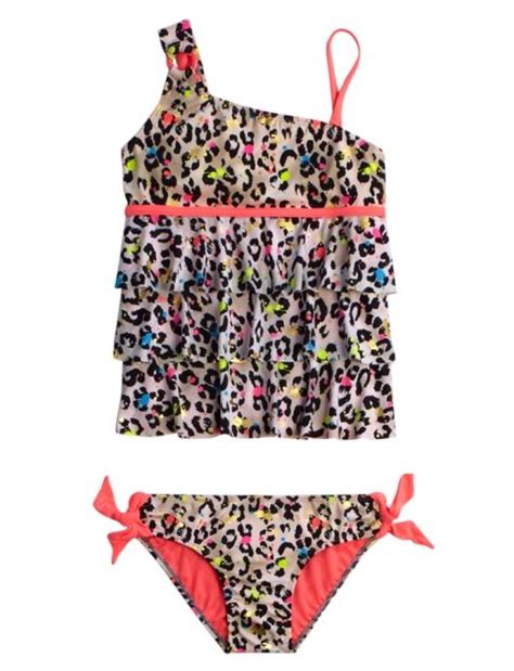 Cheetah Tankini Swimsuit Girls New Arrivals Features Shop Justice