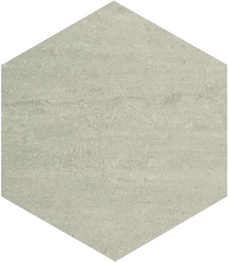 Durastone Ash Grey 600x520 Hexagon Matt Tile Everstone Australia