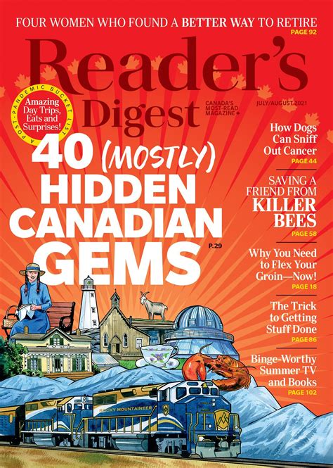 inside the july august 2021 issue of reader s digest canada reader s digest canada