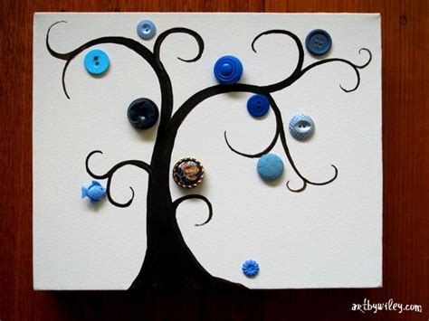 Jodi Wiley Sketchblog Button Tree Tutorial