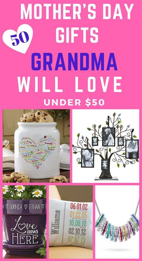 This guide has a handful of ideas for grandmas that love being cozy indoors, gardening, hosting. Mother's Day Gifts for Grandma Under $50 | Birthday gifts ...