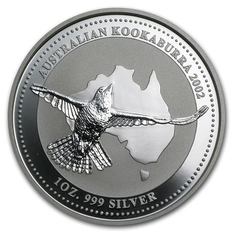 2002 Australia 1 Oz Silver Kookaburra Bu Perth Mint Kookaburra Coins