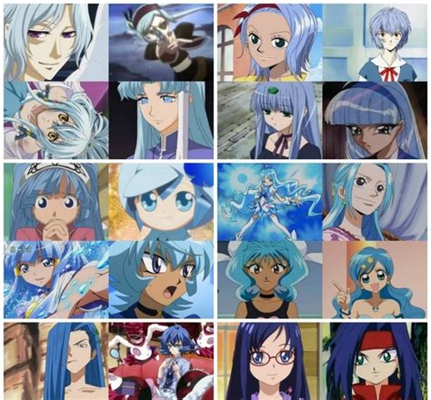 Blue Haired Anime Characters Anime Fan Art 34758213 Fanpop