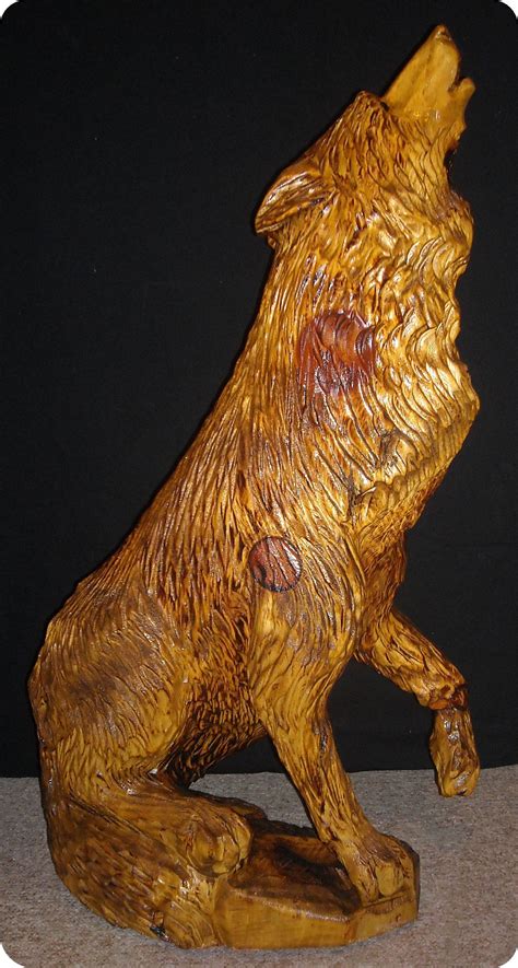 Wolf Wood Carving Pdf Woodworking Wood Carving Art Wood Art
