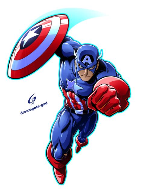 Cap By Gad By Dreamgate Gad Captain America Comic Captain America