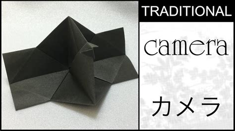 Traditional Origami Camera Tutorial Youtube