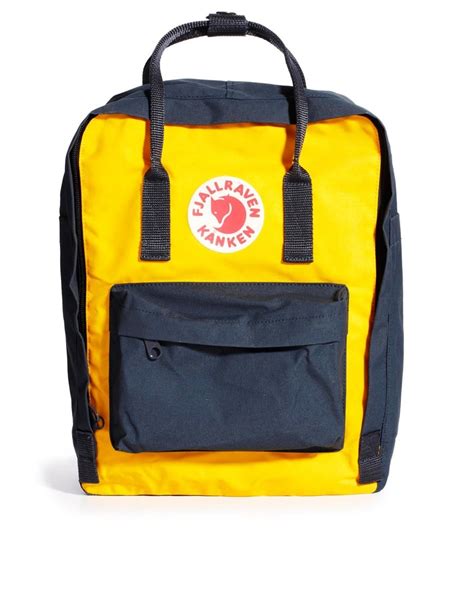 Fjallraven Kanken Backpack In Yellow For Men Lyst