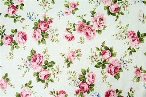 Vintage Rose Pattern On Fabric Background Stock Photo Download Image