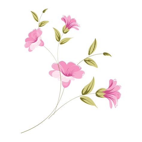 Hand Painted Plants Png Transparent Watercolor Hand Painted Flowers