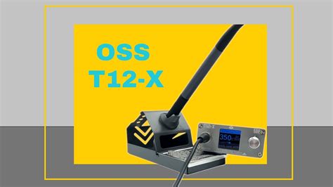 Soldering Station OSS T12 X Language And Settings Stacja Lutownicza